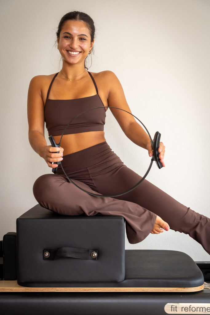 Het schuivende platform van de Reformer, de carriage.